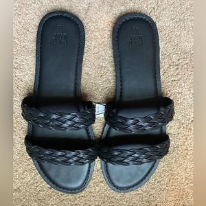 Gap Braided Double Strap Slide Sandals